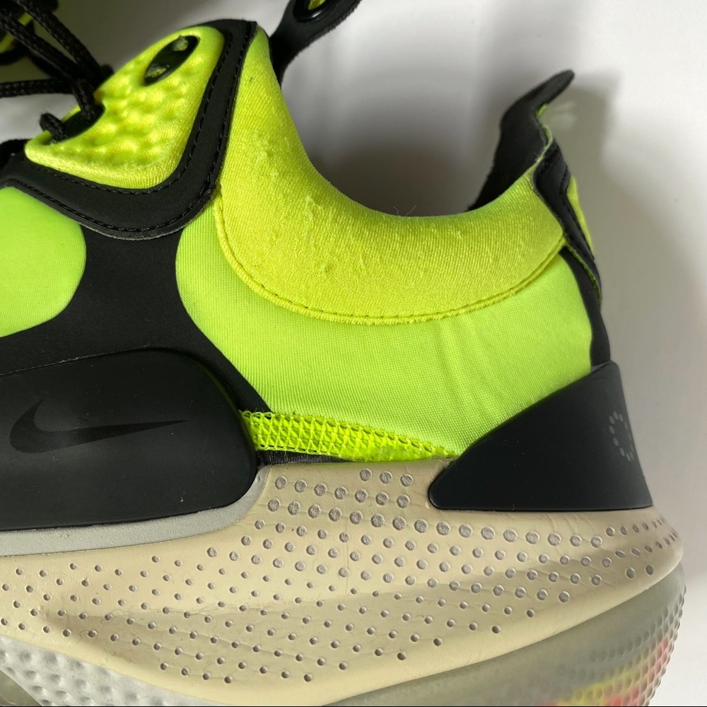 Nike black volt neon yellow Joyride CC3 setter lace up high top sneakers shoes - Picture 7 of 9